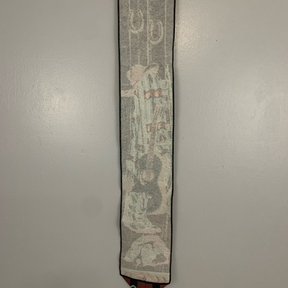 “OUT West” Western Ranch Scene Narrow Tapestry - Picture 6 of 8